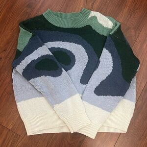 Multi colored sweater